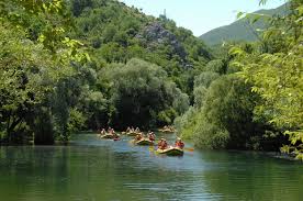 Rafting túra Cetina folyón